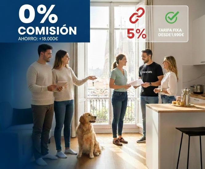 ¿Cuánto cobra una inmobiliaria por vender un piso en 2026?